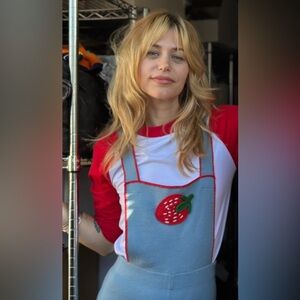 Stoned Immaculate Strawberry Shortcake romper sz small
